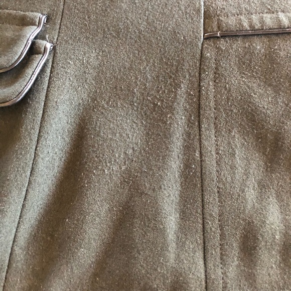 Espirit Dark Green Wool Peacoat - Picture 7 of 8